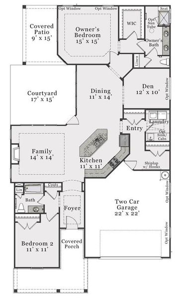 Craftsman First Floor