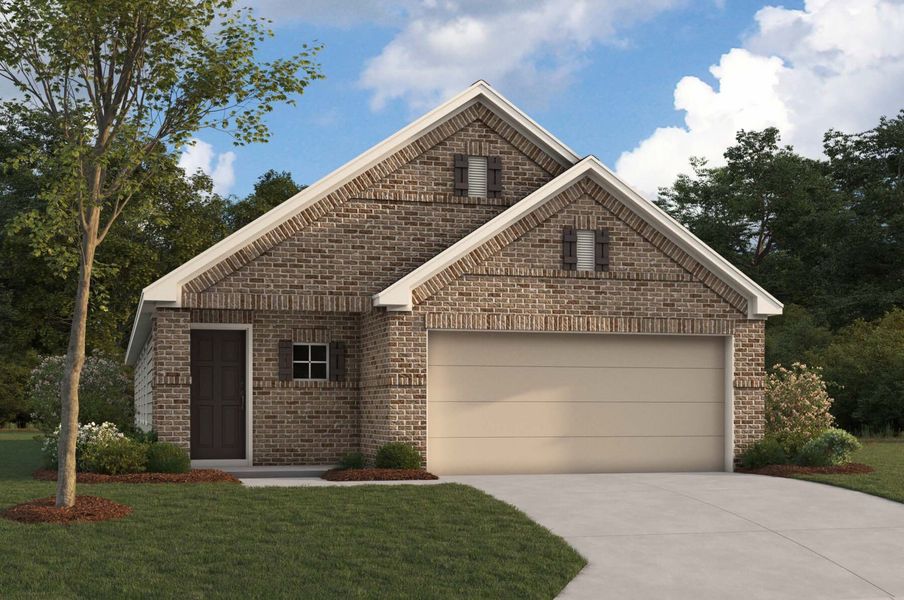 New construction Single-Family house Periwinkle - Smart Series, 9912 Cavelier Canyon Court, Montgomery, TX 77316 - photo