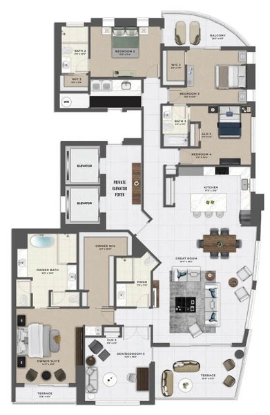New construction Penthouse house Penthouse 1, 3106 Bay To Bay Boulevard, Tampa, FL 33629 - photo