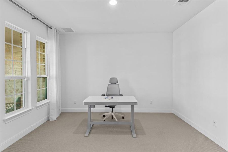 Large office is a blank slate waiting for you to make it your own.
