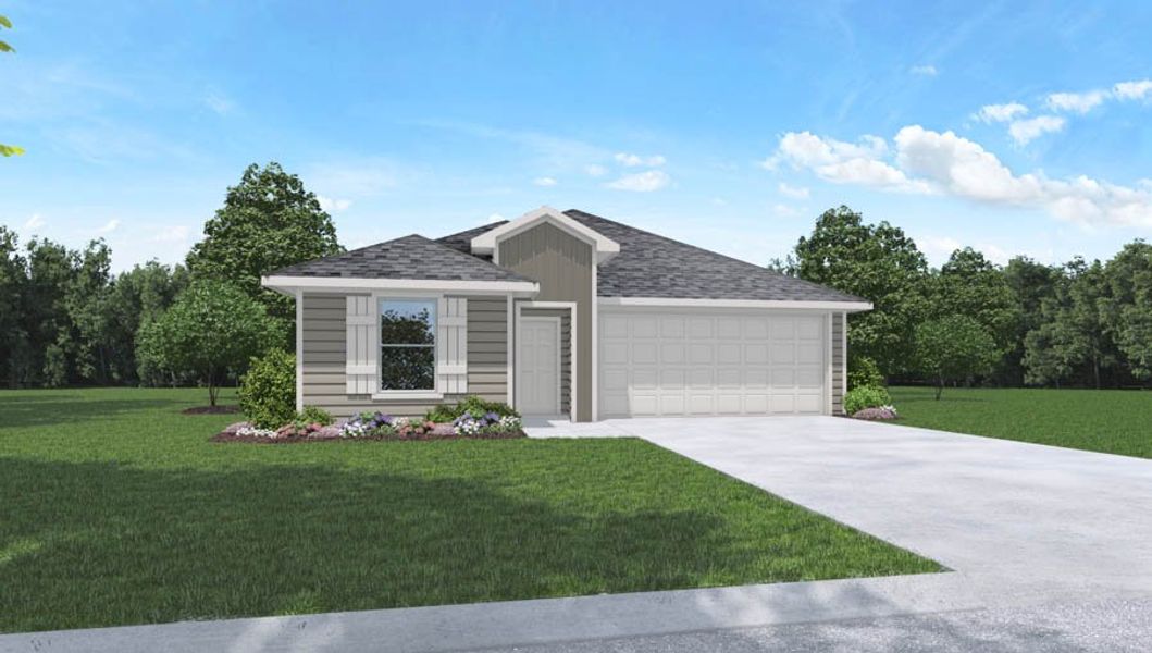 New construction Single-Family house 14716 Evergreen Orchards Lane, Splendora, TX 77372 Plan X35C- photo
