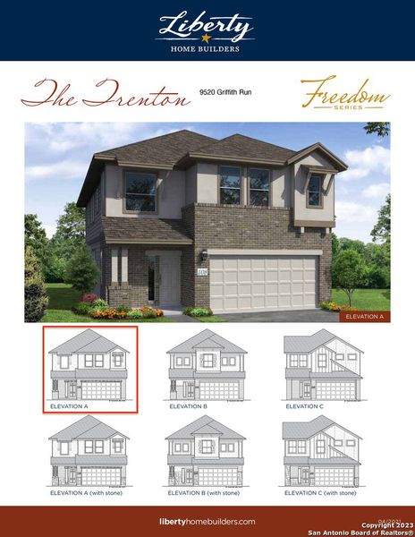 New construction Single-Family house 9520 Griffith Run, Converse, TX 78109 Trenton- photo