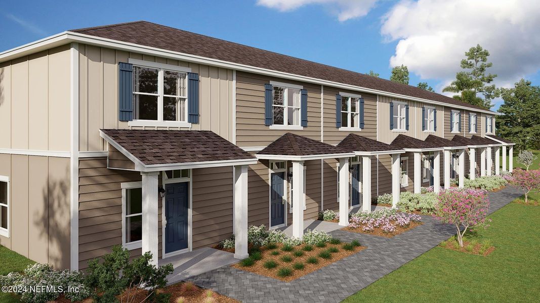 New construction Townhouse house 927 Rivertree Place, Middleburg, FL 32068 - photo