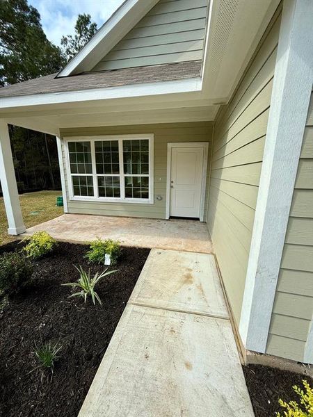 View of front porch.