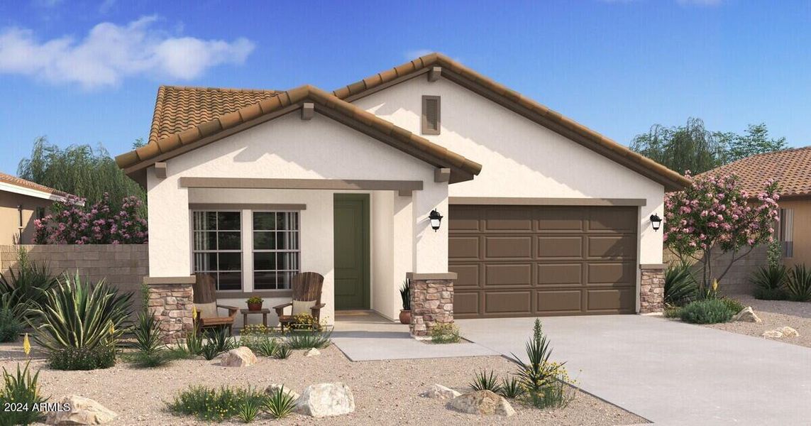 New construction Single-Family house 23424 W Fulton Street, Buckeye, AZ 85326 Clyde- photo