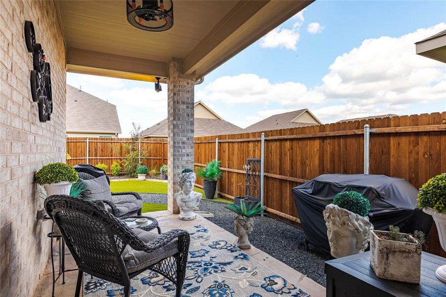 View of patio / terrace featuring area for grilling