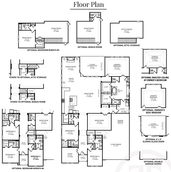 New construction Single-Family house Plan 5541, 4210 Old Rosebud Lane, Prosper, TX 75078 - photo