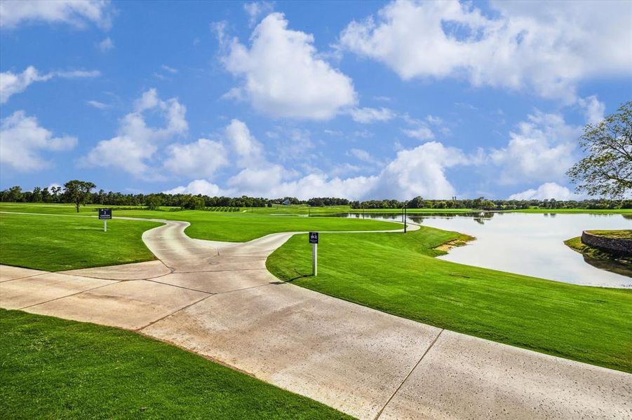 Walking trails and golf course available!