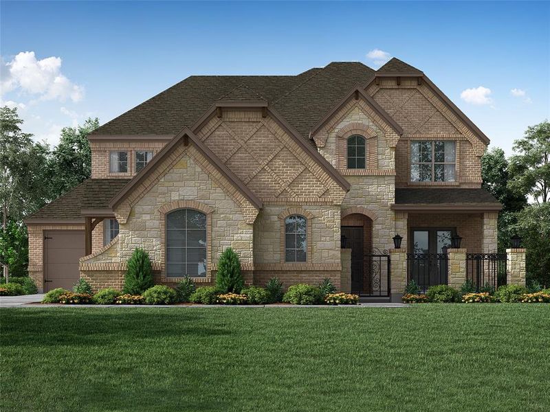 New construction Single-Family house 4417 Groundwater Way, Midlothian, TX 76065 Carter - Rear Entry- photo