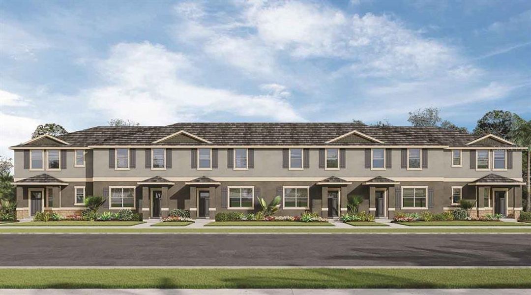 New construction Townhouse house 1648 Bull Hill Road, Kissimmee, FL 34744 - photo