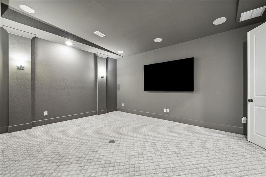 Enjoy movie night in your very own Theater/Media Room!