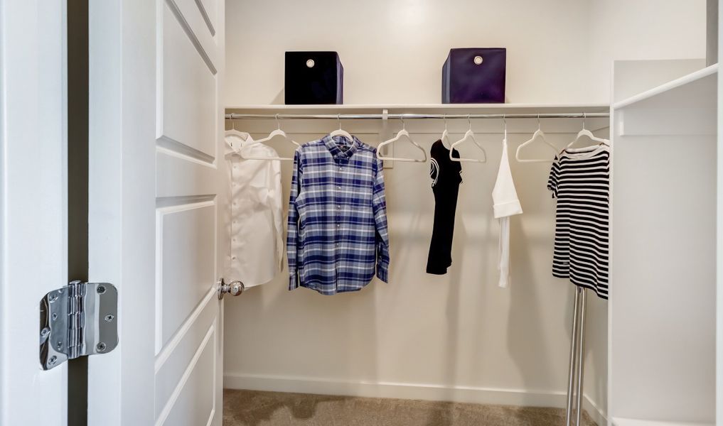 Owner's suite walk-in closet