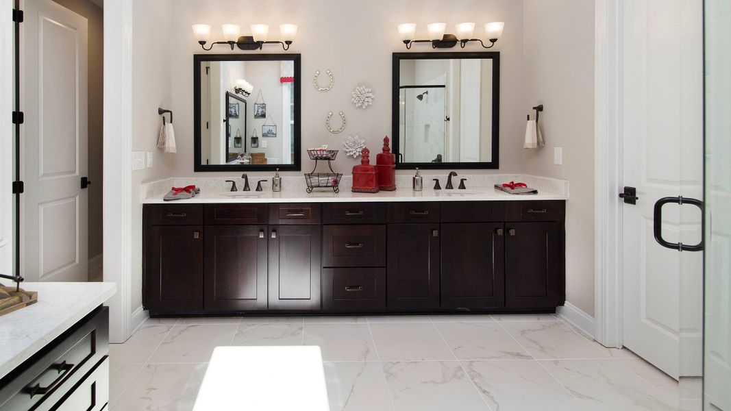 Master Bath with Dual Vanity