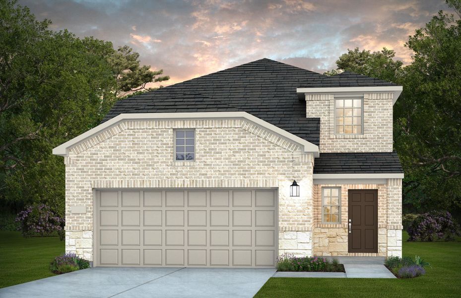 New construction Single-Family house 14547 Cedar Ledge Lane, Conroe, TX 77302 Fentress- photo