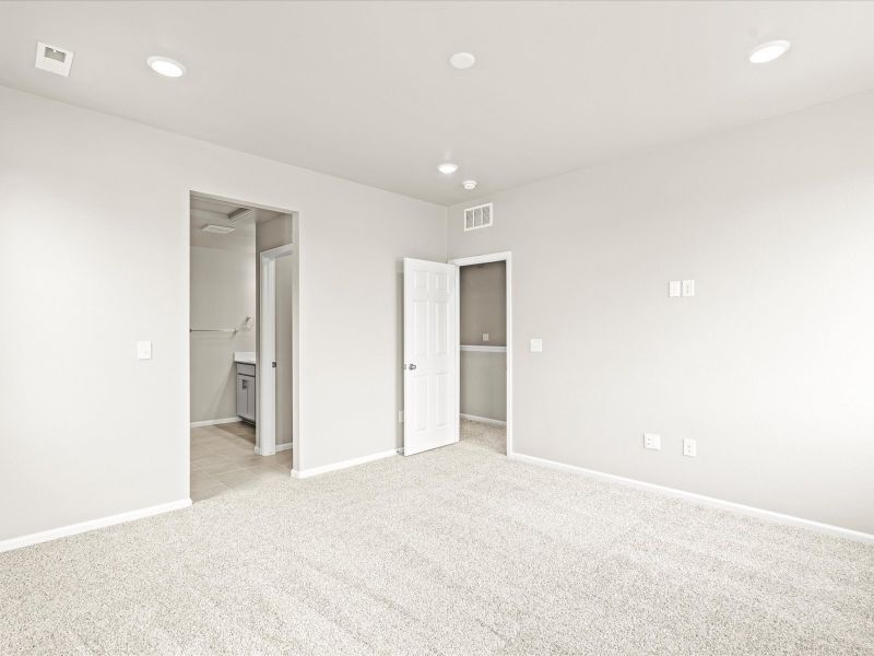 The Crestone floorplan, images taken at Baseline.