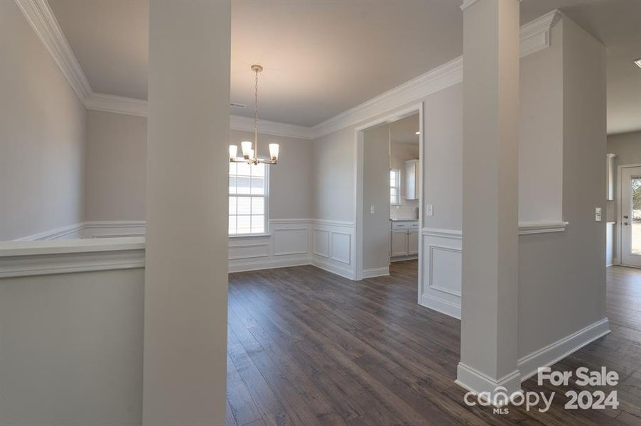 Facsimile Dining Room Columns