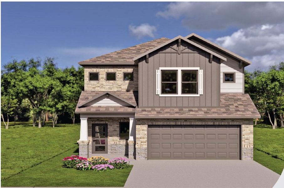 New construction Single-Family house Iris, 7927 Tuscan Cypress Drive, Cypress, TX 77433 - photo