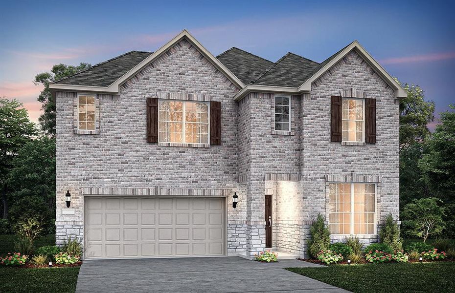 NEW CONSTRUCTION: Beautiful two-story home available at Wilson Creek Meadows in Celina