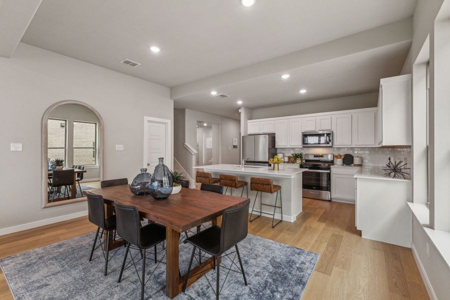 Dining Room in the Stanley II home plan by Trophy Signature Homes – REPRESENTATIVE PHOTO