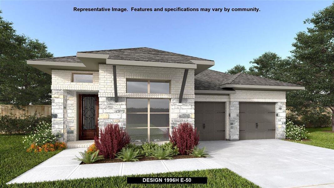 New construction Single-Family house Design 1996H, Ford Trail, New Braunfels, TX 78130 - photo