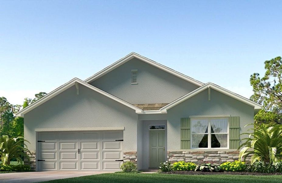 New construction Single-Family house 3408 Shady Sunrise Loop, Plant City, FL 33565 Cali- photo