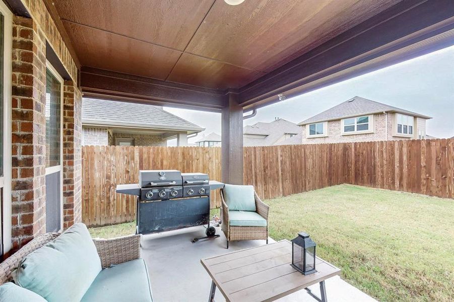 View of patio / terrace featuring area for grilling