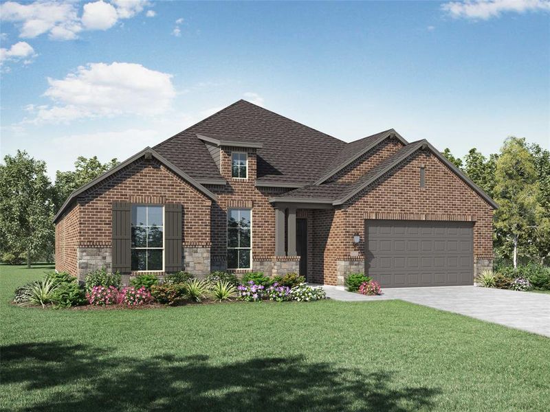 New construction Single-Family house 1004 Willie Ranch Way, Leander, TX 78641 Canterbury Plan- photo