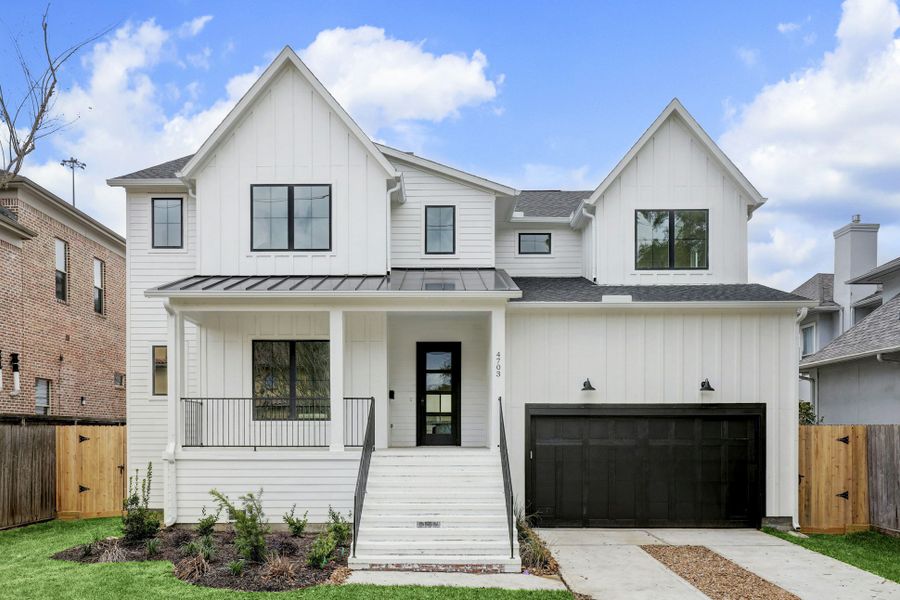 New construction Single-Family house 4703 Pine St, Bellaire, TX 77401 The Conroy- photo