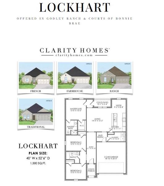 New construction Single-Family house Lockhart, 628 Godley Ranch, Godley, TX 76044 - photo