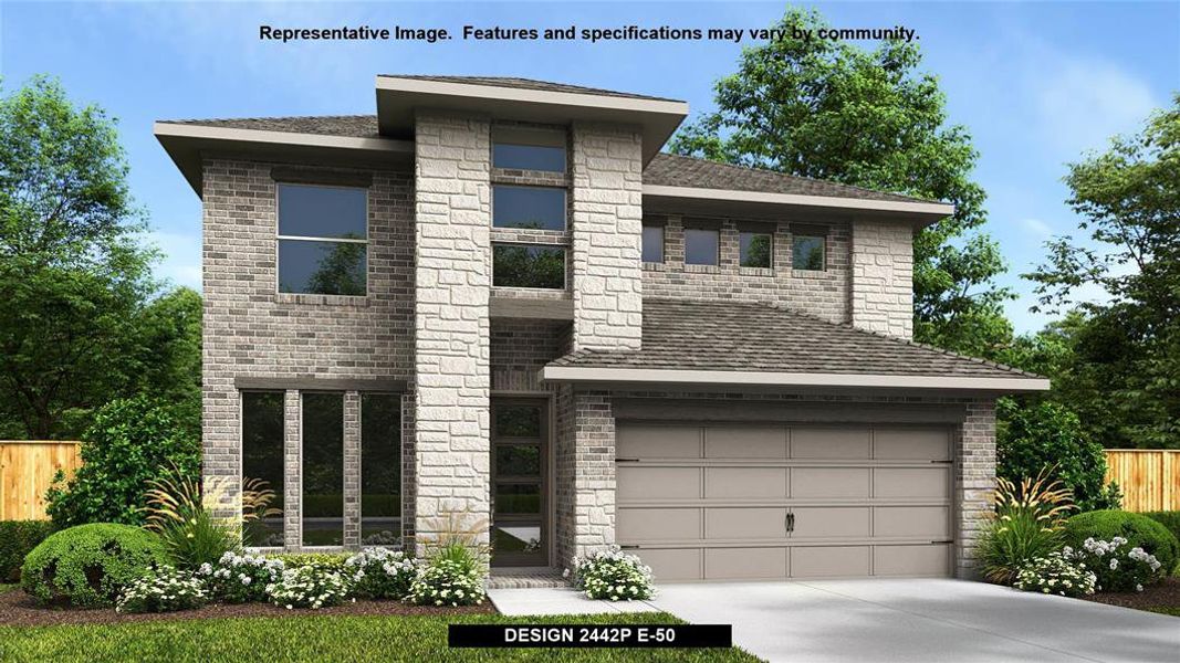 New construction Single-Family house Design 2442P, 103 Harlequin Duck Court, Magnolia, TX 77354 - photo