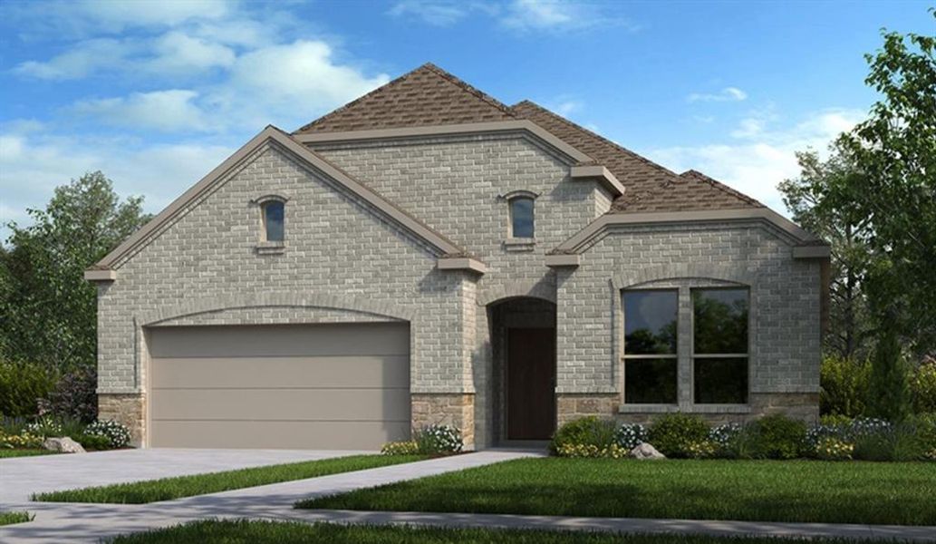 New construction Single-Family house 2016 Crestwood Lane, Celina, TX 75009 Merlot- photo