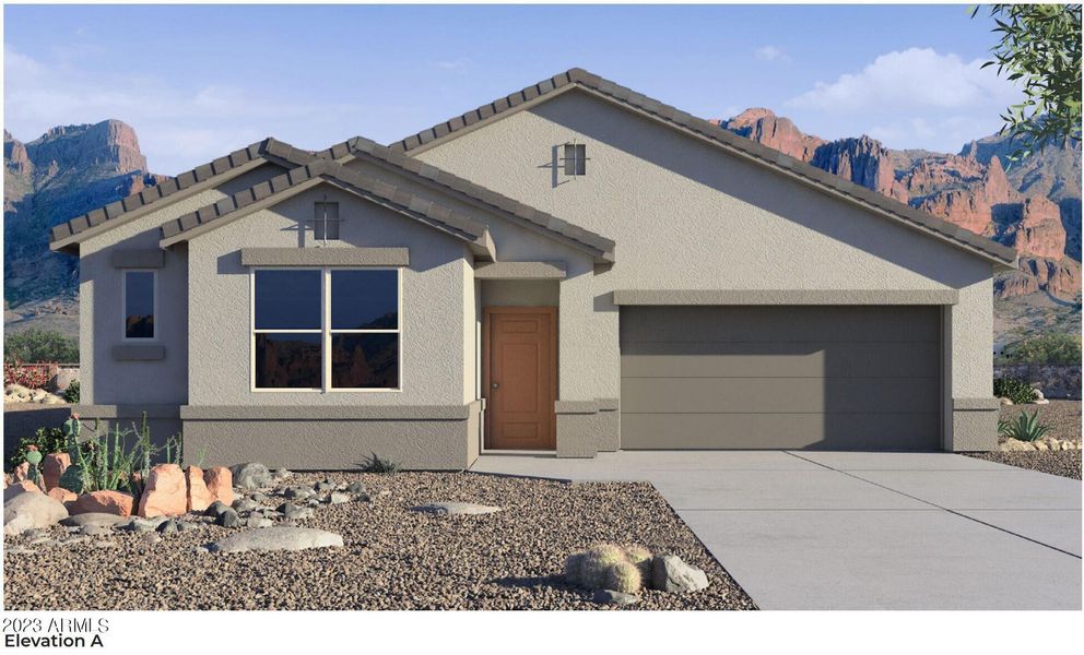 New construction Single-Family house 2948 W Stradling Avenue, Apache Junction, AZ 85120 - photo