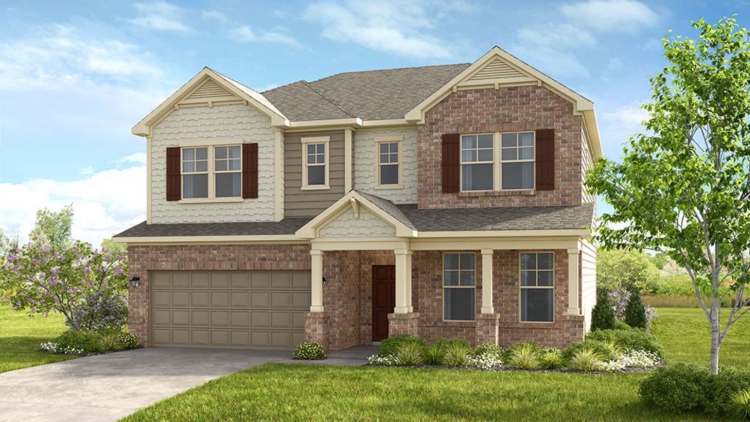 New construction Single-Family house Kirkwood, 8525 Stratford Oaks Avenue, Ball Ground, GA 30107 - photo