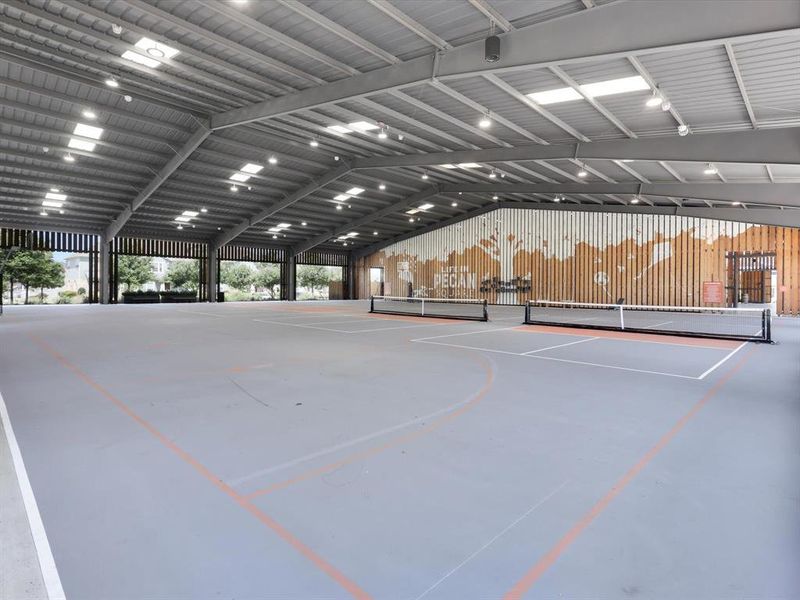 Community Amenities: Tennis Court and Pickleball Courts