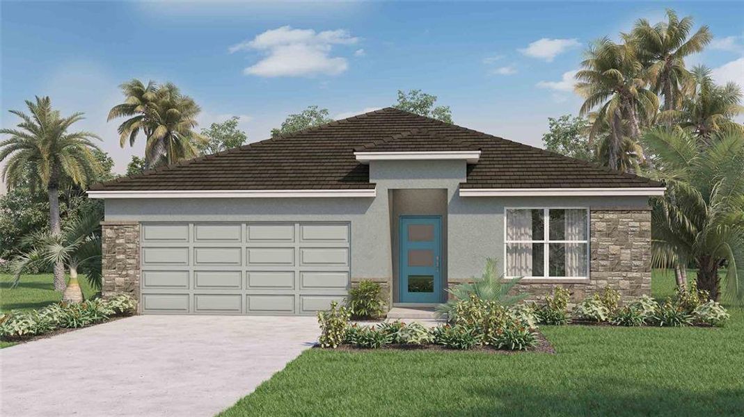 New construction Single-Family house 31800 Oyster Trellis Lane, Wesley Chapel, FL 33545 Cali- photo