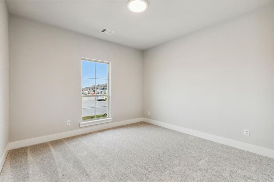 Empty room with carpet and a wealth of natural light