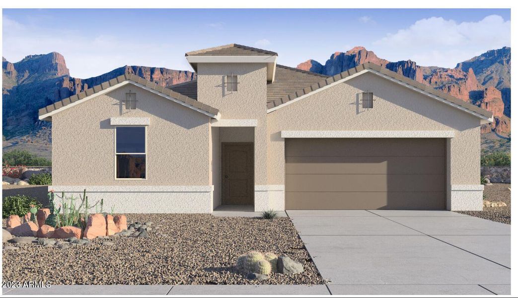 New construction Single-Family house 2572 W Stradling Avenue, Apache Junction, AZ 85120 - photo