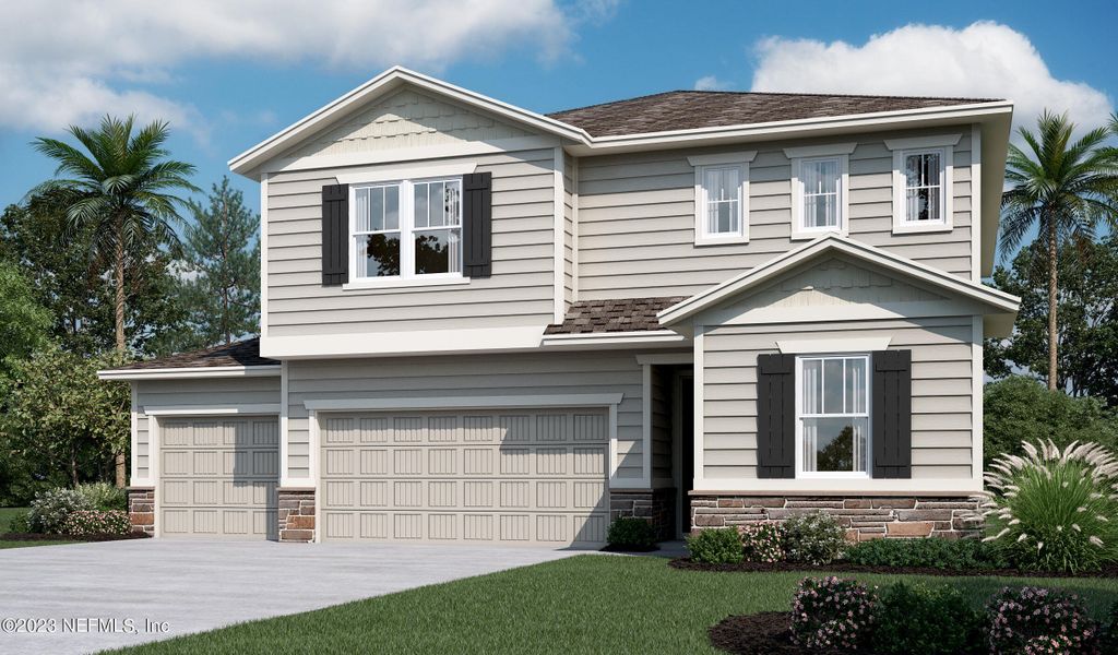 New construction Single-Family house 5765 Tomahawk Lake Drive, Jacksonville, FL 32254 Moonstone- photo