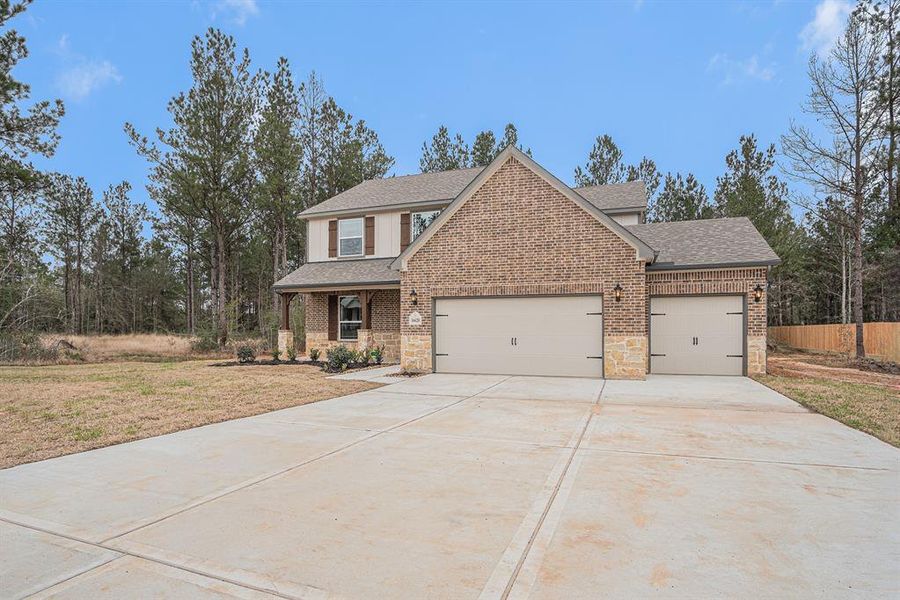 Stunning New 2 Story Home!  Hurry, Call Today to see your future Home!  Representation photos of the "Walker Plan". Colors and Selections may vary.