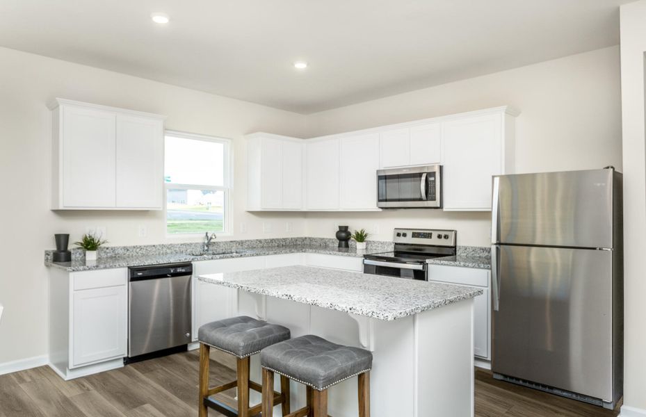 Package A Kitchen with beautiful white cabinets an