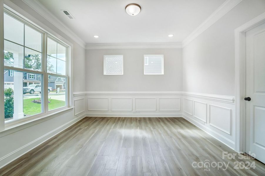 Office/Study with Colonial Trim and optional windows