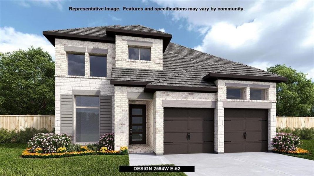 New construction Single-Family house 632 Sand Branch Drive, Conroe, TX 77304 Design 2594W- photo