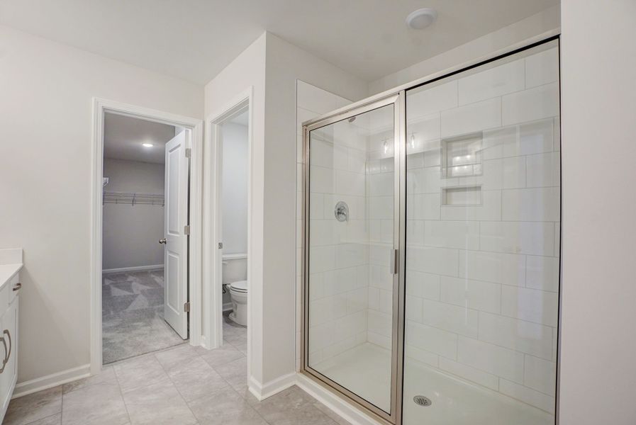 Prescott Primary Bathroom featuring Timeless Finishes