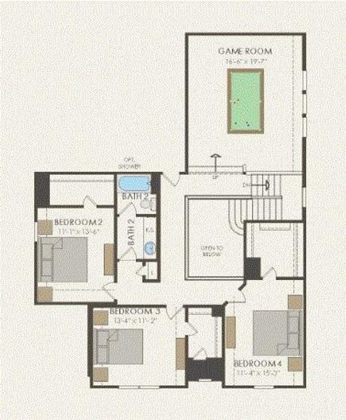 Pulte Homes, Lexington floor plan