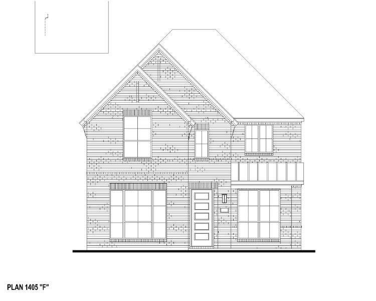 Plan 1405 Elevation F