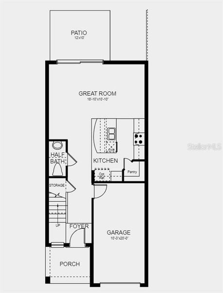 Design upgrades feature whole house blinds, laundry package, refrigerator and extended tile flooring.