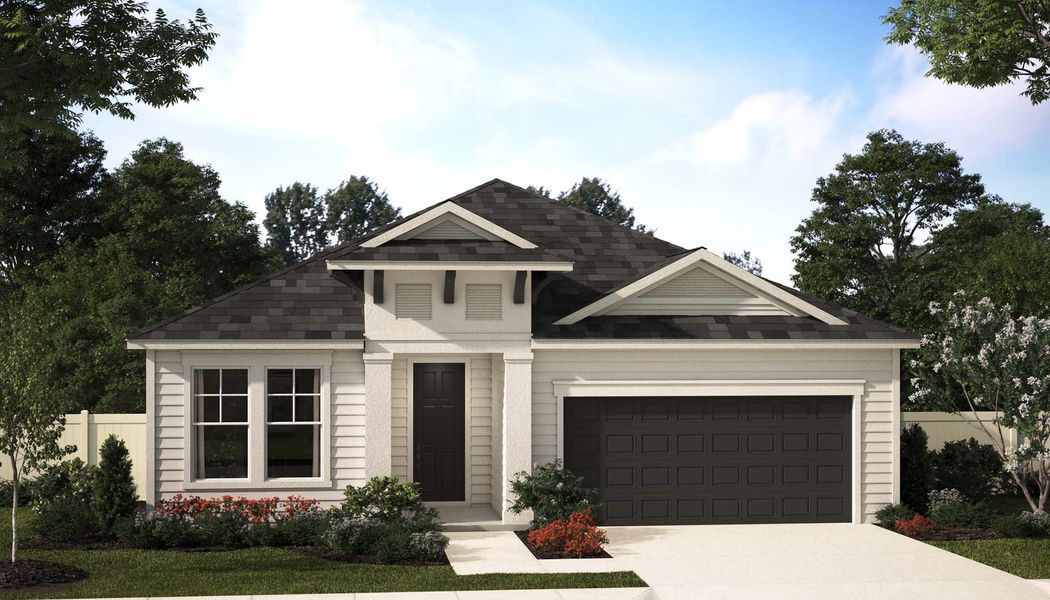 Coastal Elevation for Hannah in St Johns Preserve at Palm Bay, Florida by Landsea Homes