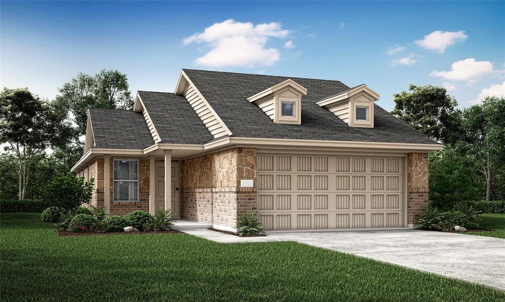 New construction Single-Family house 1939 Aves Glen Lane, Forney, TX 75126 Red Oak II- photo