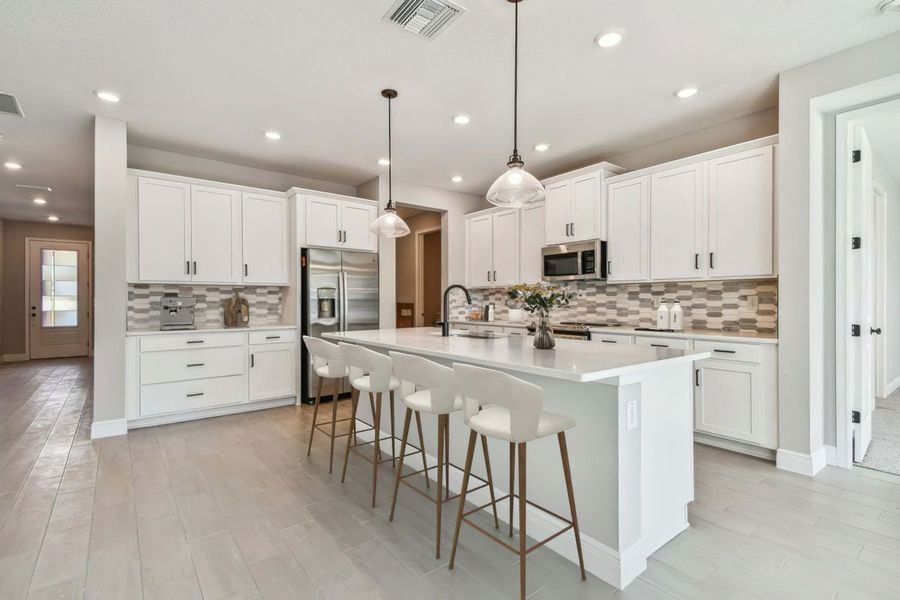 Captiva new construction home plan interior kitchen by William Ryan Homes Tampa