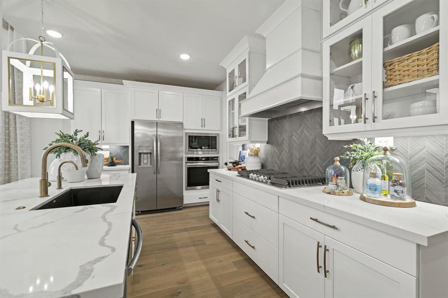 Gourmet Kitchen with designer finishes